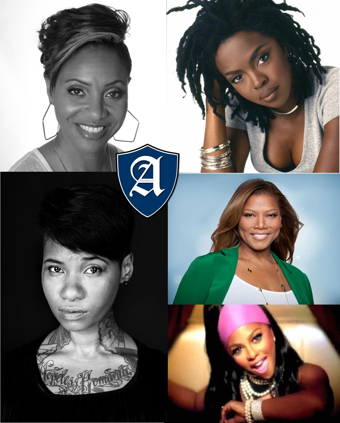 Best Female MC's - MC Lyte, Lauryn Hill, Queen Latifah, Jean Grae, Lauryn Hill, Lil Kim